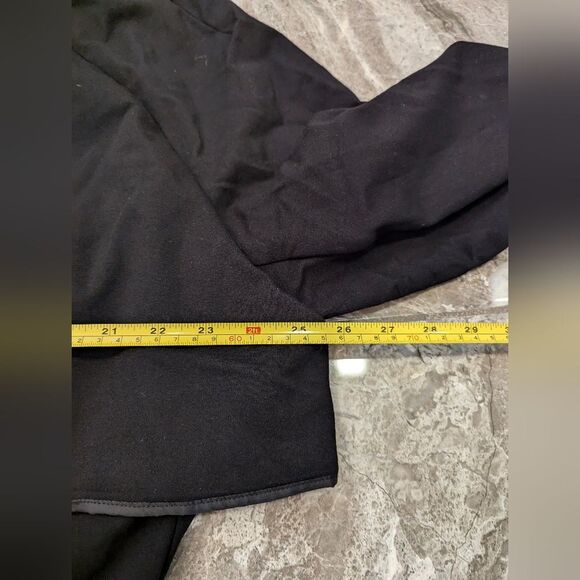 Chico’s Trench Topper long cardigan Jacket Black Plus 4/ XXL 20/22 Cottagecore - Picture 13 of 13